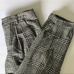 Plaid Pants - Forever 21